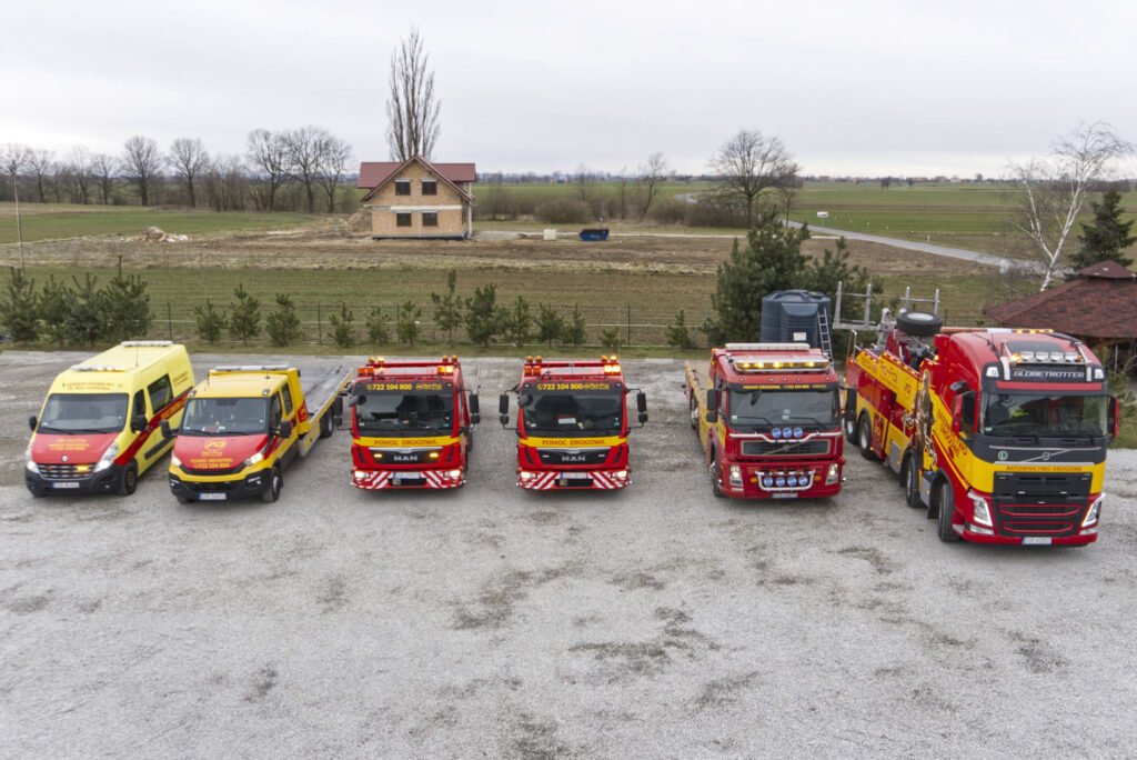 Flota nowoczesnych pojazdów holowniczych w Kątach Wrocławskich