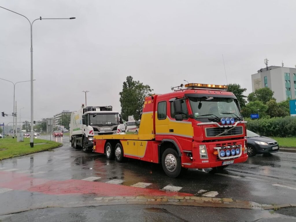 Nowoczesna laweta Kąty Wrocławskie gotowa do szybkiej interwencji na trasie